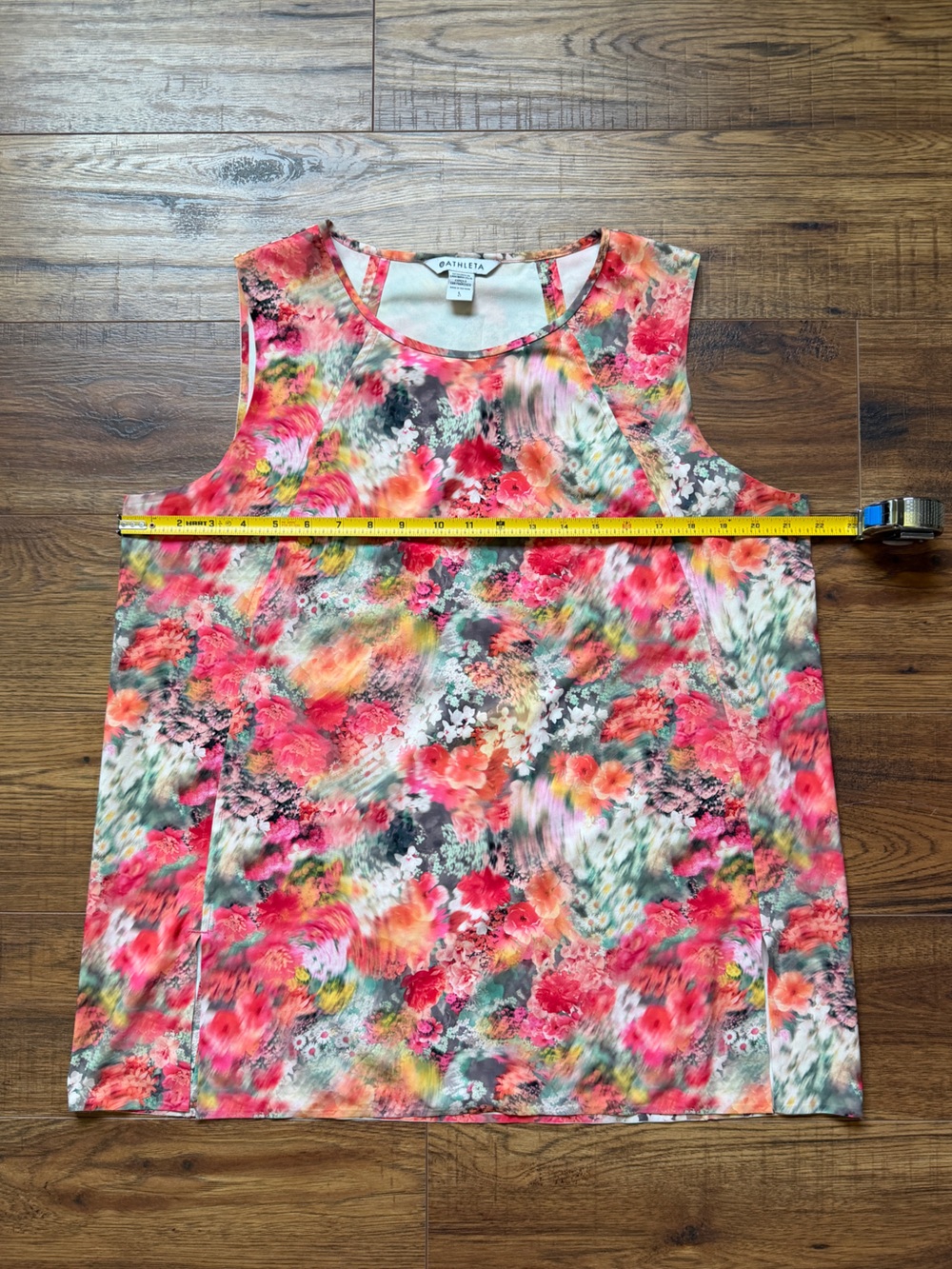 Athleta Women’s Refined Zephyr Bloom Tank Top Pullover Size Large - Picture 7 of 10
